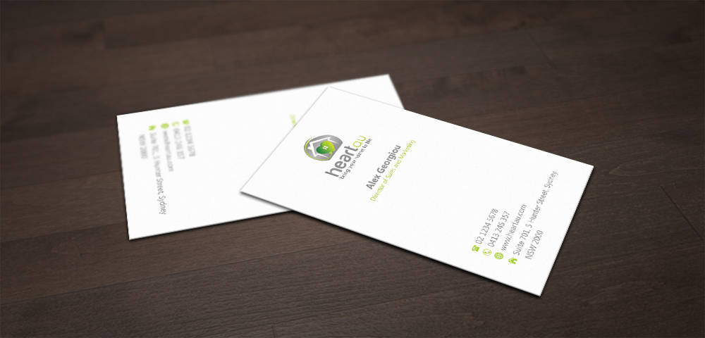 Business Card Design by shaikhdesign for Heartau | Design #5549254