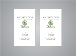Business Card Design by shaikhdesign for Heartau | Design: #5549329
