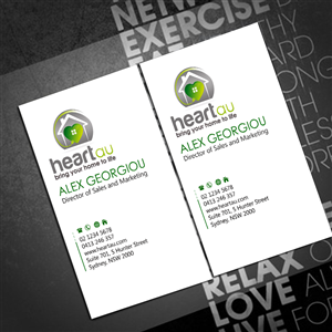 Business Card Design by shaikhdesign for Heartau | Design: #5549426