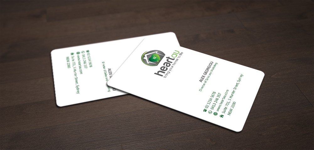 Business Card Design by shaikhdesign for Heartau | Design #5550416
