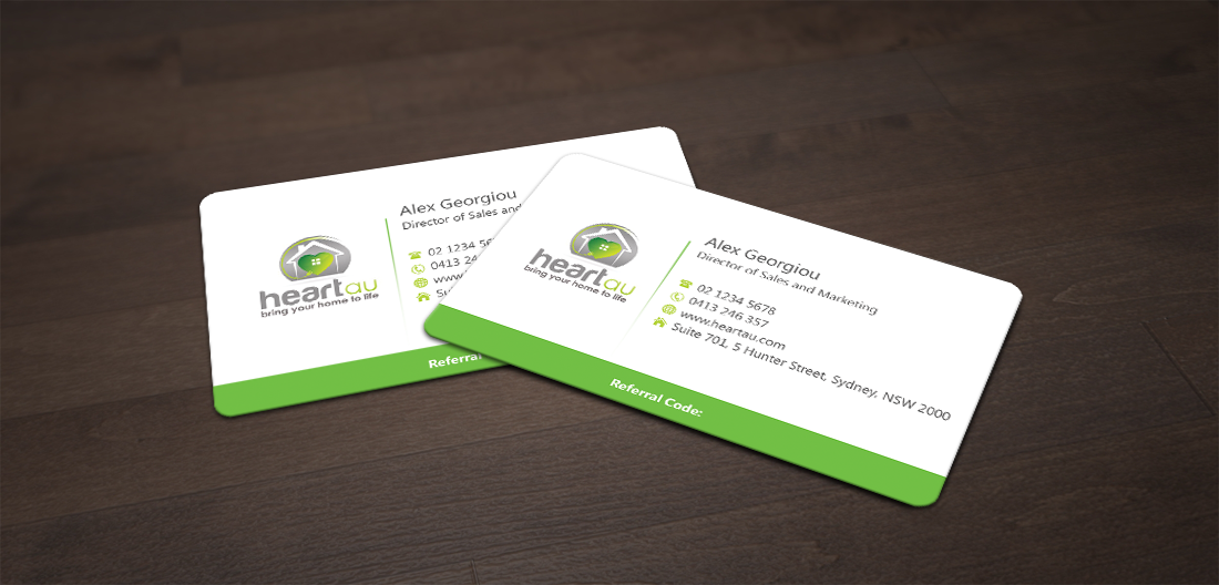 Business Card Design by shaikhdesign for Heartau | Design #5550781