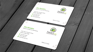 Business Card Design by shaikhdesign for Heartau | Design: #5552839
