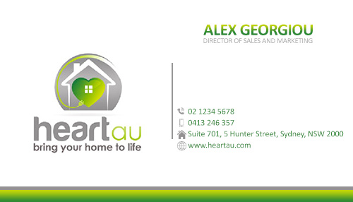 Business Card Design by Designer Valley for Heartau | Design #5550625