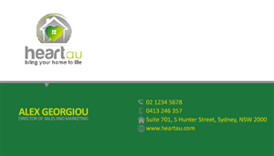 Business Card Design by Designer Valley for Heartau | Design #5550635