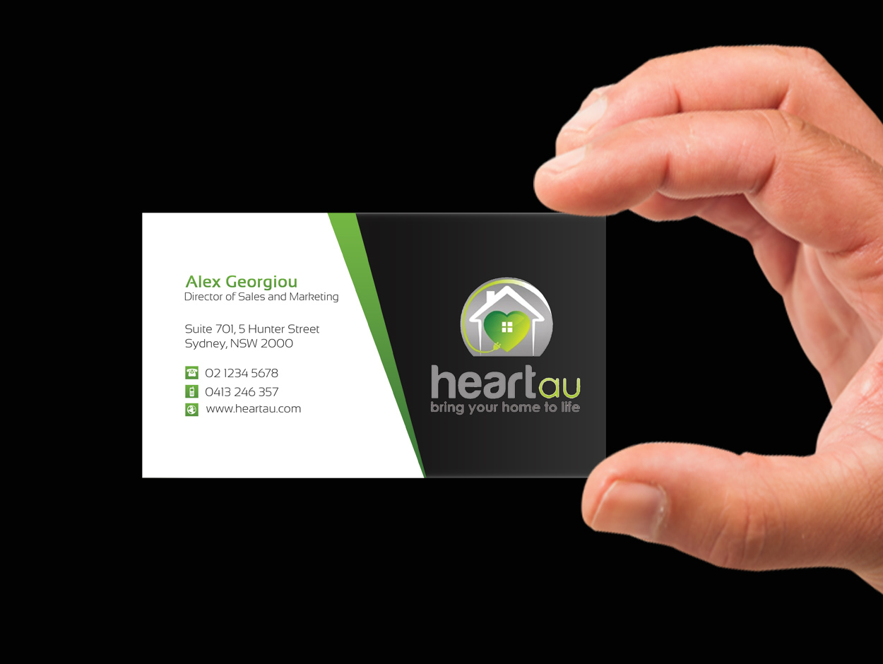 Business Card Design by Lanka Ama for Heartau | Design #5547386