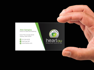Business Card Design by Lanka Ama for Heartau | Design: #5547386