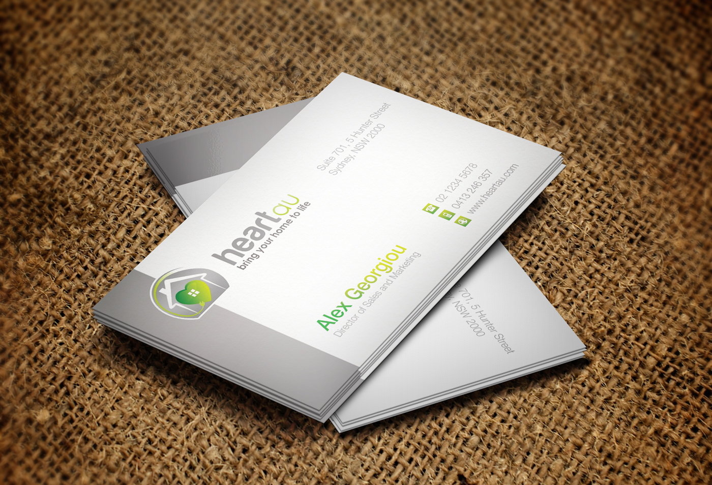 Business Card Design by Lanka Ama for Heartau | Design #5547393