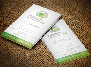 Business Card Design by Lanka Ama for Heartau | Design: #5550596