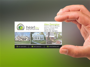 Business Card Design by Lanka Ama for Heartau | Design: #5550617