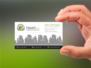 Business Card Design by Lanka Ama for Heartau | Design: #5550628