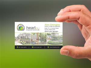 Business Card Design by Lanka Ama for Heartau | Design: #5550632