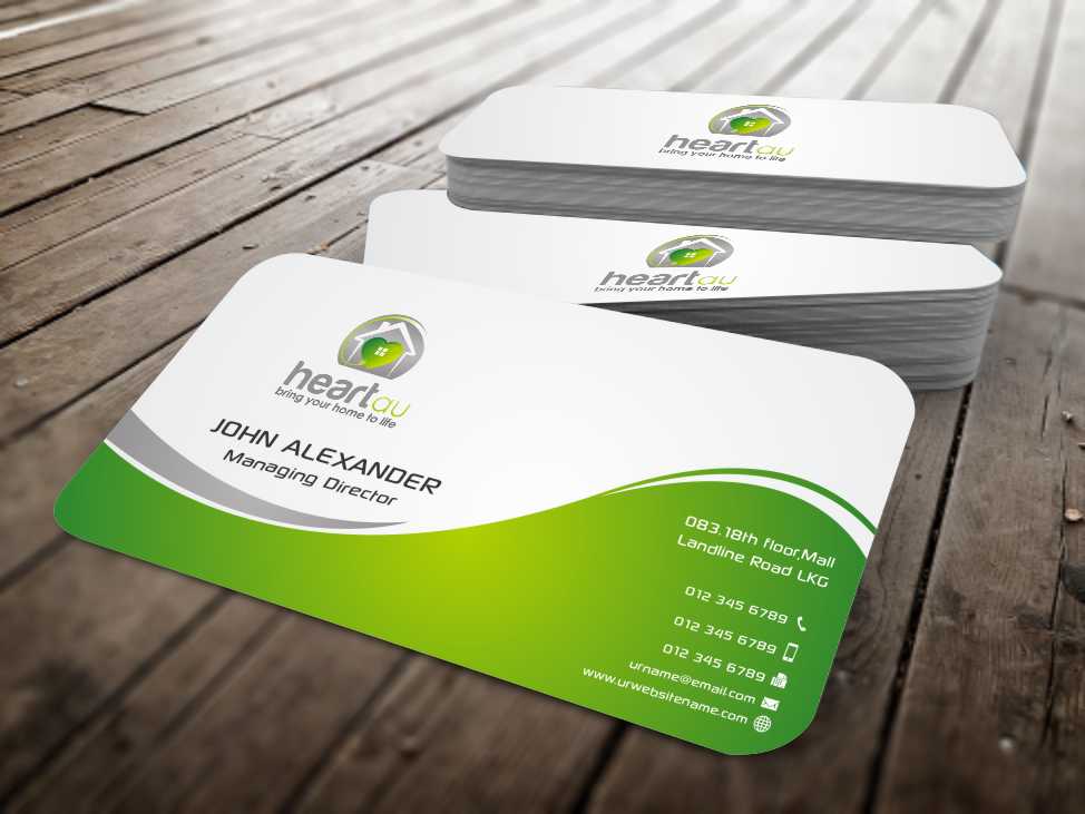 Business Card Design by szabist for Heartau | Design #5559126