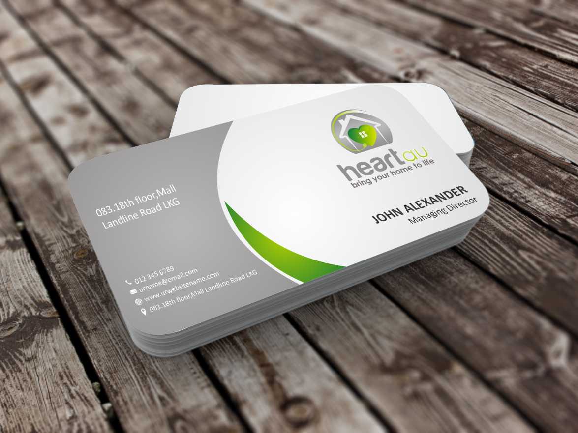 Business Card Design by szabist for Heartau | Design #5559128