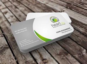 Business Card Design by szabist for Heartau | Design: #5559128