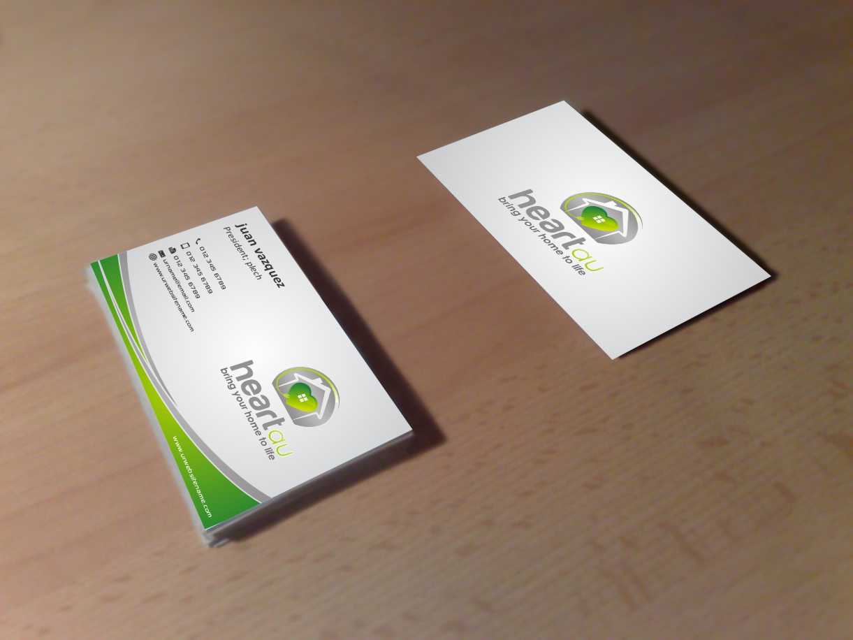 Business Card Design by szabist for Heartau | Design #5559138