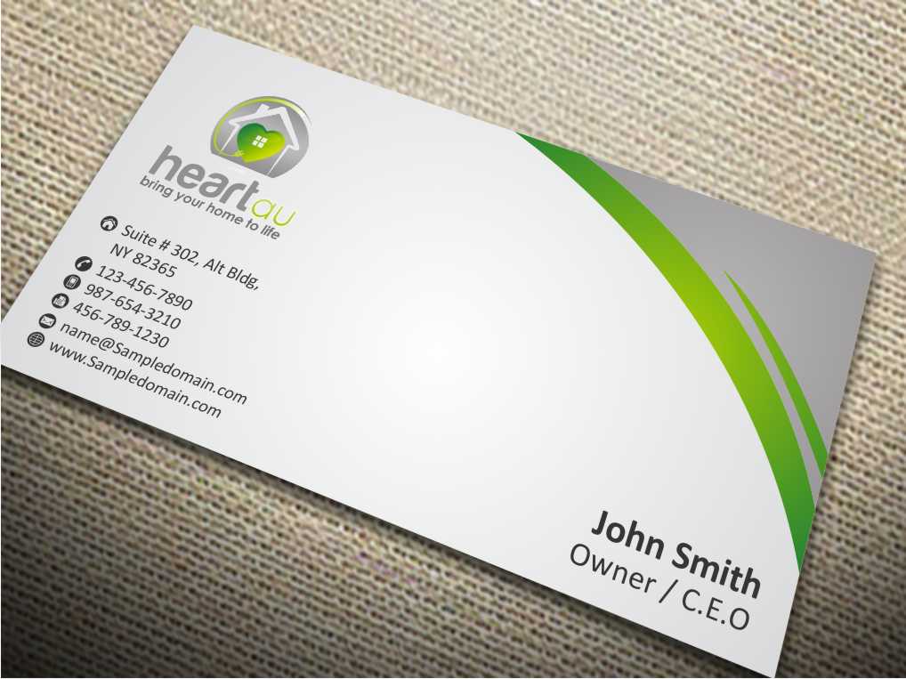 Business Card Design by szabist for Heartau | Design #5559139