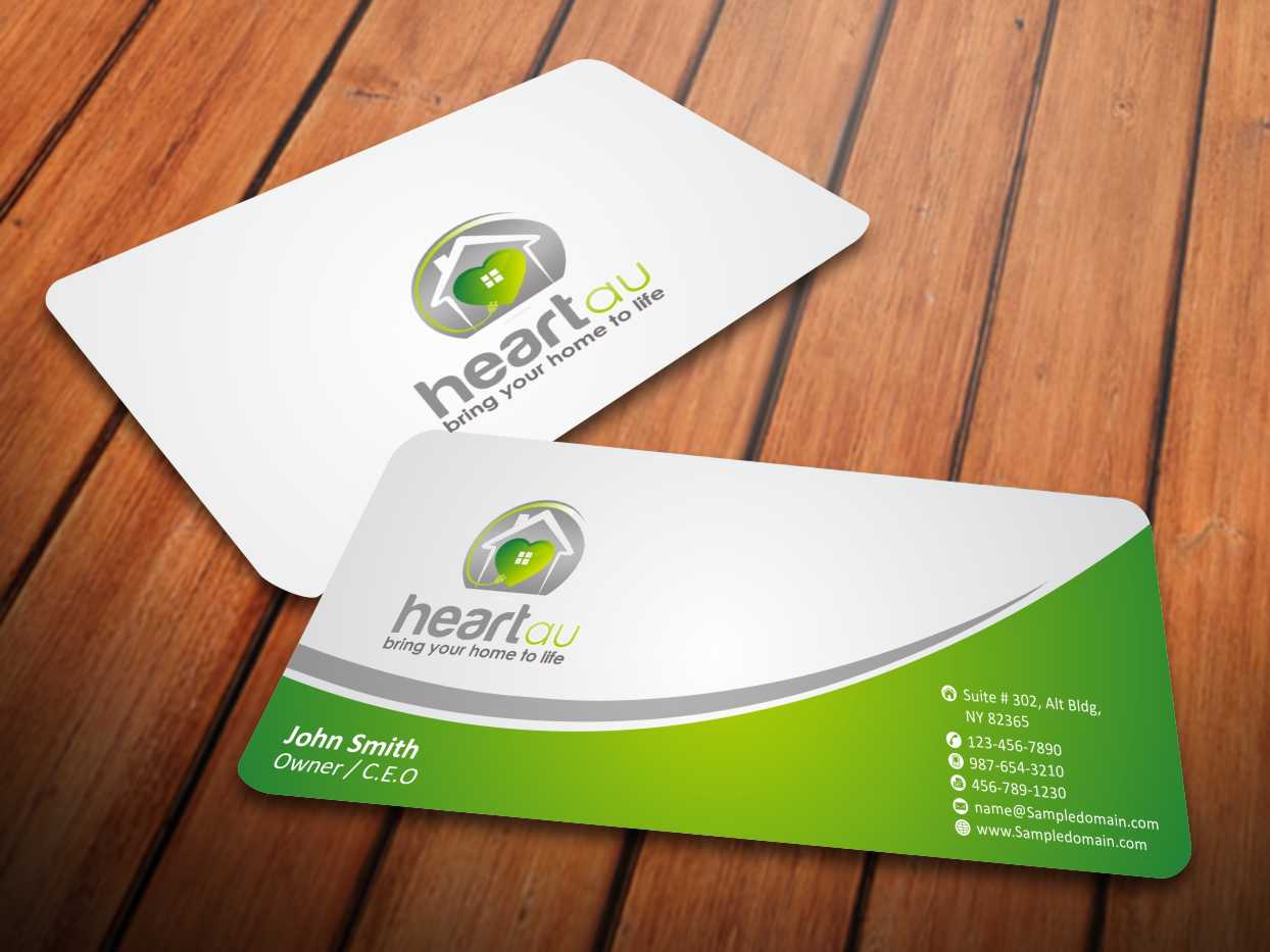 Business Card Design by szabist for Heartau | Design #5559141