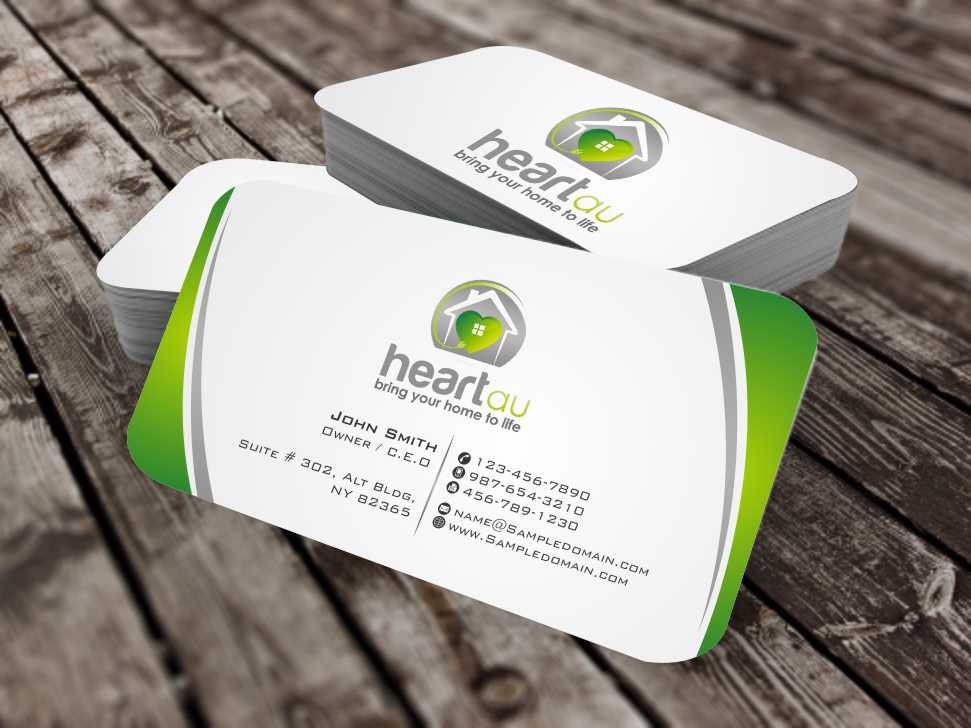 Business Card Design by szabist for Heartau | Design #5559143
