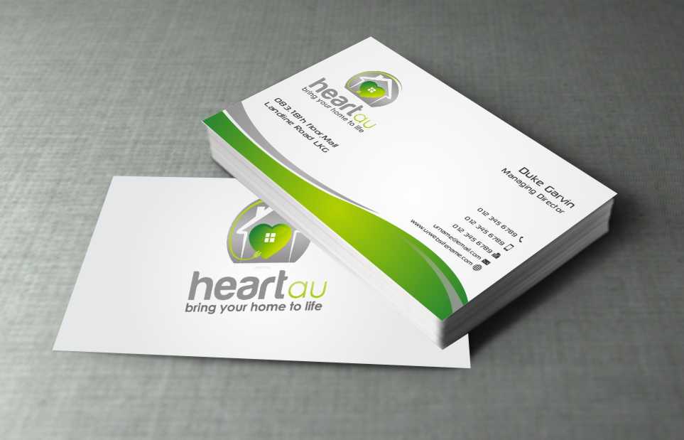 Business Card Design by szabist for Heartau | Design #5559147