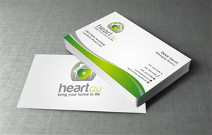 Business Card Design by szabist for Heartau | Design: #5559147
