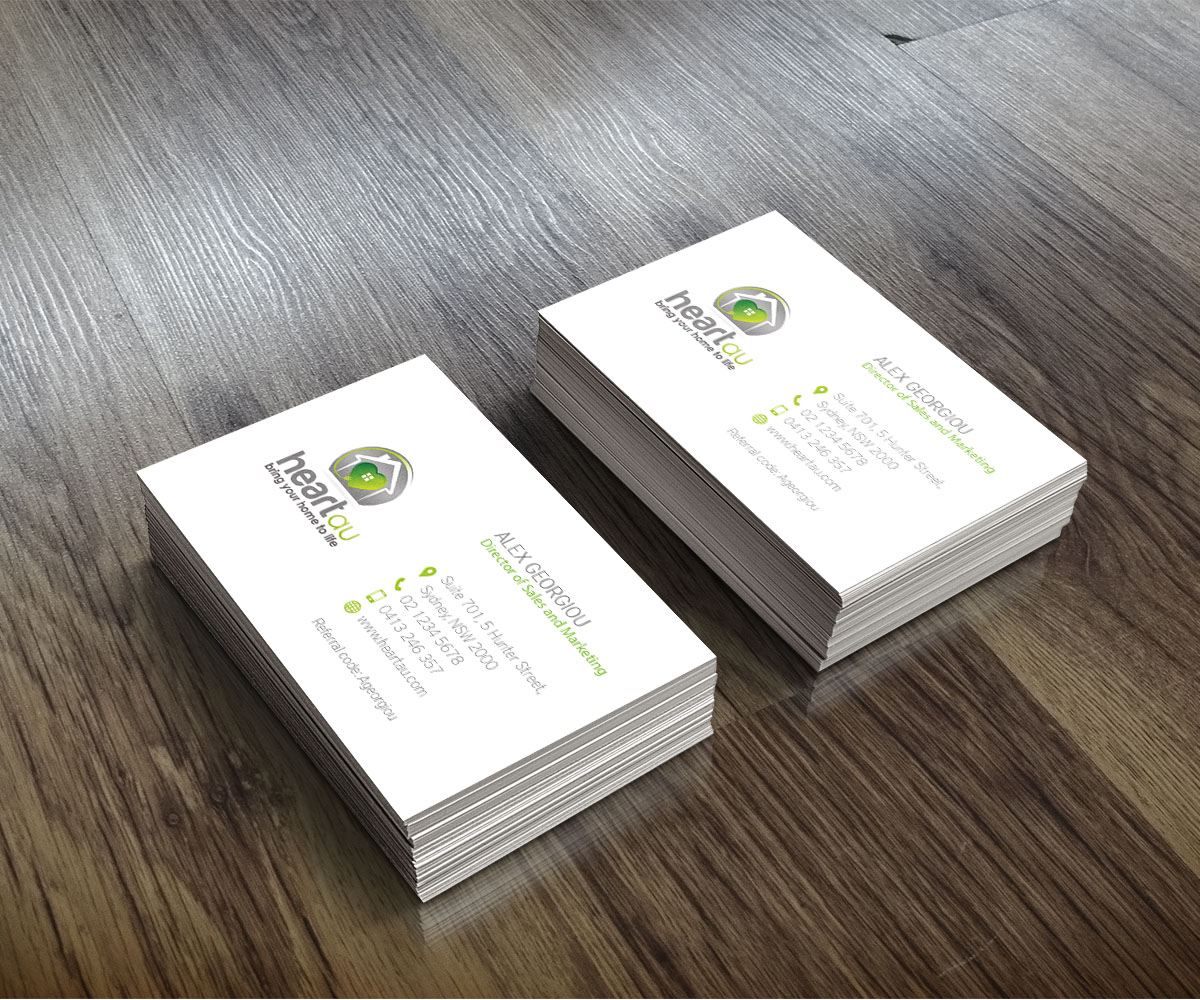Business Card Design by janinevaldover for Heartau | Design #5550404