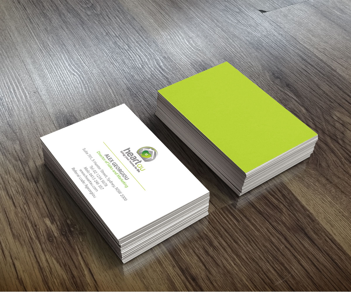 Business Card Design by janinevaldover for Heartau | Design #5550411