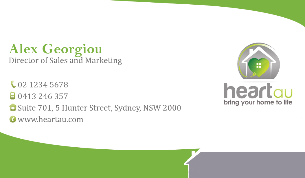 Business Card Design by Allinna for Heartau | Design #5561410