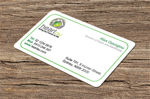 Business Card Design by AFHUN for Heartau | Design: #5552484