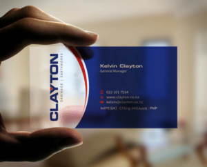 Design de Carte de Visite par INDIAN_Ashok pour Clayton Drainage Earthworks | Design : #6896772