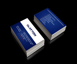 Business Card Design by meenals for Clayton Drainage Earthworks | Design: #5550333