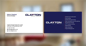 Diseño de Tarjeta de Presentación por Sky007 para Clayton Drainage Earthworks | Diseño: #5577781