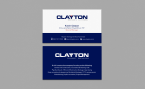 Design de Carte de Visite par chandrayaan.creative pour Clayton Drainage Earthworks | Design : #6934735