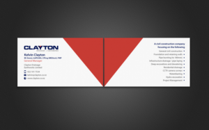 Design de Carte de Visite par chandrayaan.creative pour Clayton Drainage Earthworks | Design : #6947187