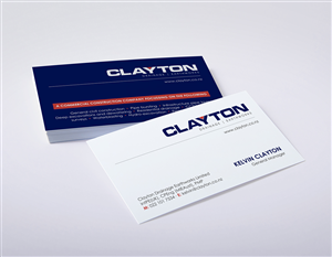 Business Card Design by logodentity for Clayton Drainage Earthworks | Design: #5543354