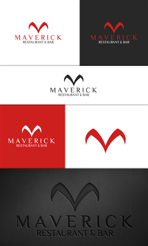 Maverick Restaurant & Bar | Logo Design by logo_s