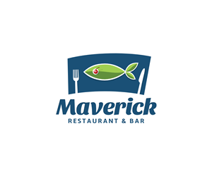 Maverick Restaurant & Bar | Logo Design by sicasimada