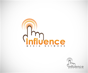 Logo Design by Moustache-Graphics for Influence Media Network | Design: #5547023