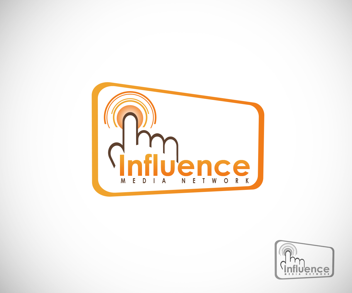 Logo Design by Moustache-Graphics for Influence Media Network | Design #5547335