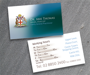 Business Card Design by see why for this project | Design: #1564050