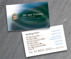 Business Card Design by see why for this project | Design: #1568765