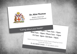 Diseño de Tarjeta de Presentación por Blonde Creative para este proyecto | Diseño: #1538878