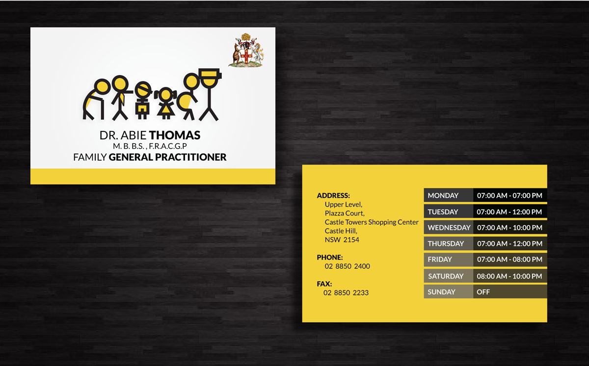 Diseño de Tarjeta de Presentación por RAB632 para este proyecto | Diseño #1550520