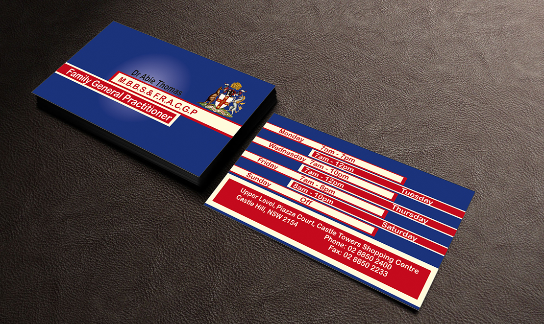 Diseño de Tarjeta de Presentación por Adi Toader para este proyecto | Diseño #1531561