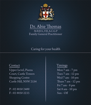 Business Card Design by TS Designs for this project | Design: #1530335