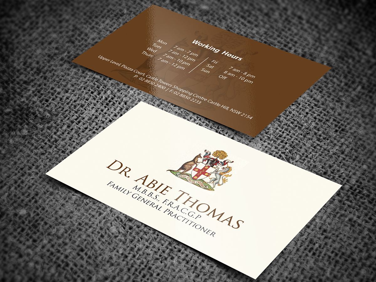 Business Card Design by BrandWar for this project | Design #1546203