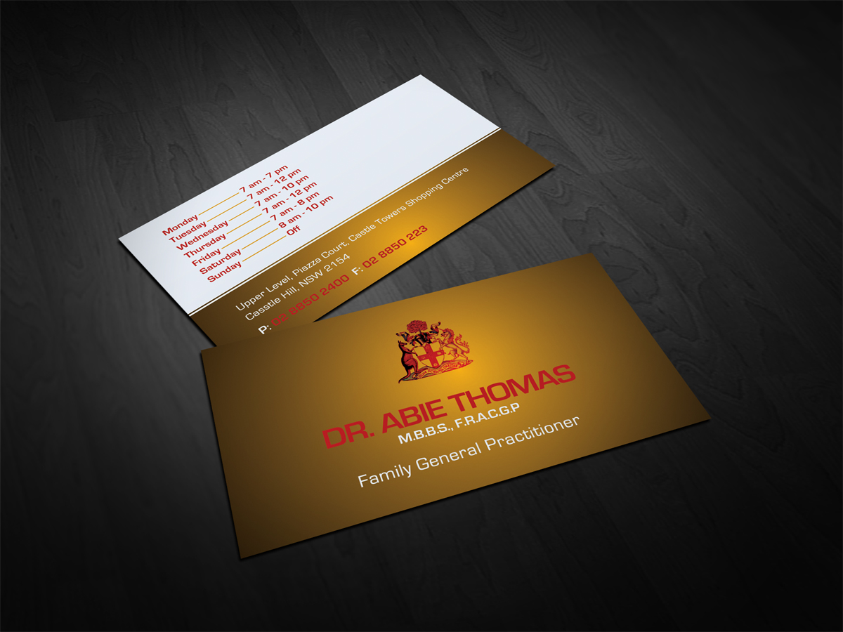 Business Card Design by diRtY.EMM for this project | Design #1529632