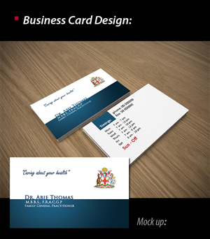 Business Card Design by wolfgfxdesign for this project | Design: #1558487