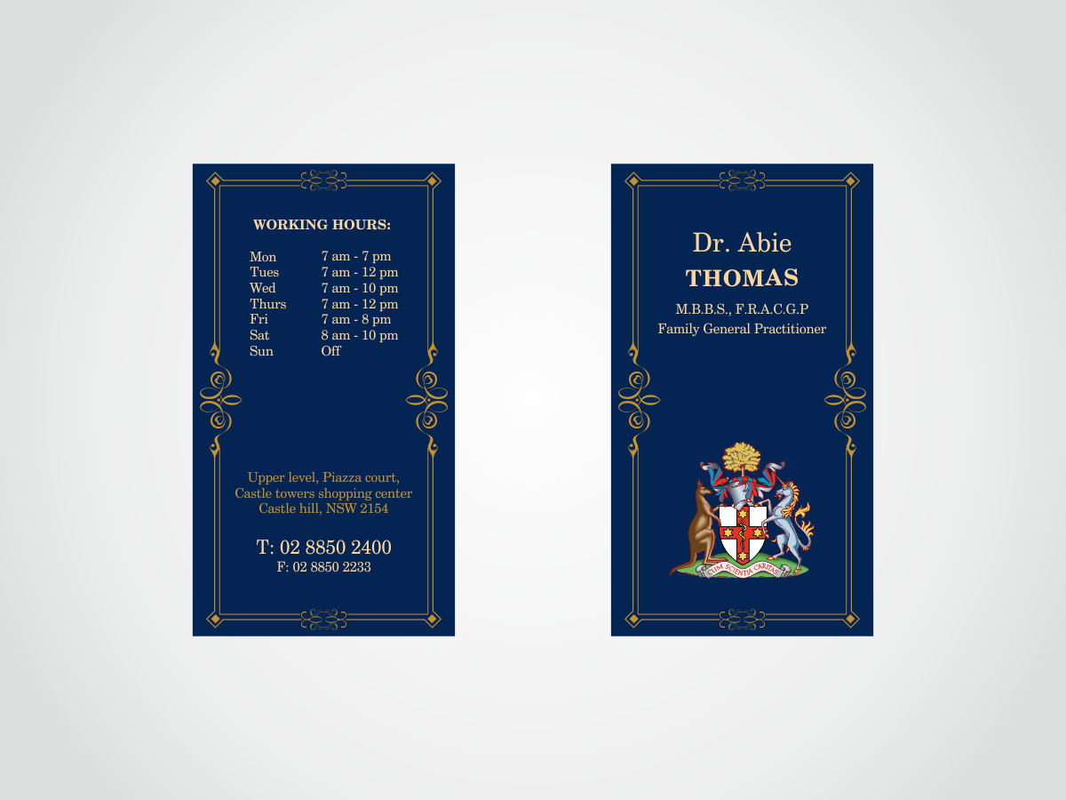 Business Card Design by HYPdesign for this project | Design #1545182
