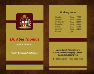 Business Card Design by kiyos creativities for this project | Design: #1564228
