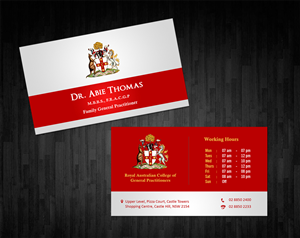 Business Card Design by Owaisias for this project | Design: #1527919